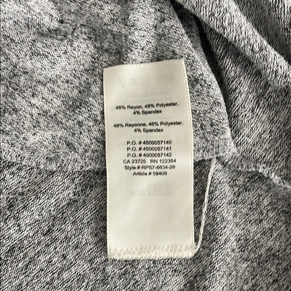 Aritzia Wilfred Free Sweat Shorts Heathered Gray Comfort Smocked Waist Small - Picture 6 of 8